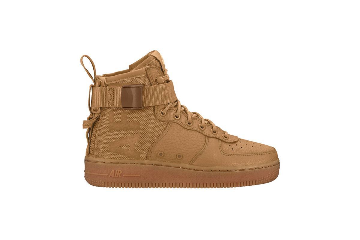 Nike Wmns Sf Air Force 1 Mid Elemental Gold AA3966 700 AFEW STORE